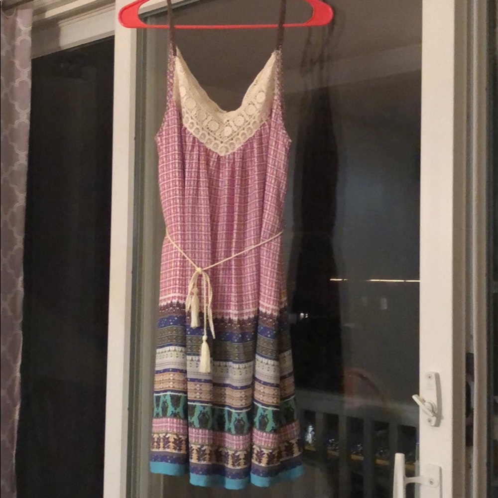 Unique gorg boho style mini dress!!💕never worn!